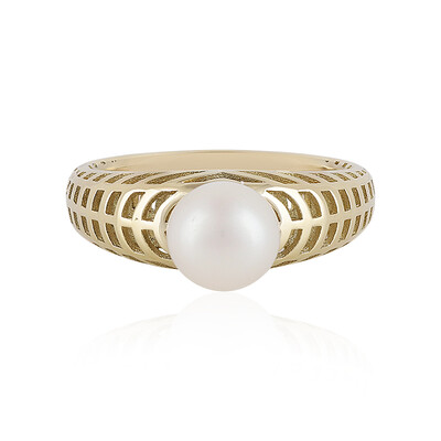 Anello in oro con Perla di Acqua Dolce (Ornaments by de Melo)