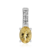 Ciondolo in argento con Berillo Giallo