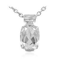 Collana in argento con Topazio Bianco