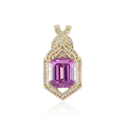 Ciondolo in oro con Kunzite Patroke (de Melo)