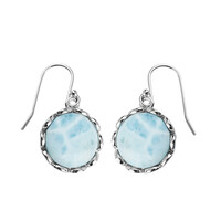 Orecchini in argento con Larimar