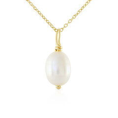 Collana in argento con Perla di Acqua Dolce