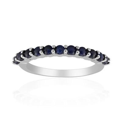 Anello in argento con Zaffiro Blu