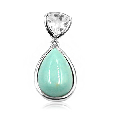 Ciondolo in argento con Turchese Tyrone