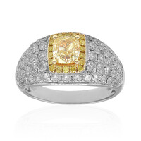 Anello in oro con Diamante Giallo SI2 (CIRARI)