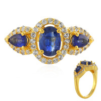 Anello in argento con Cianite