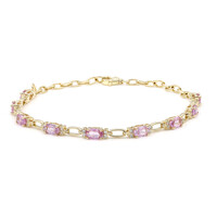 Bracciale in oro con Zaffiro Rosa (CIRARI)