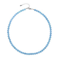 Collana in argento con Acquamarina