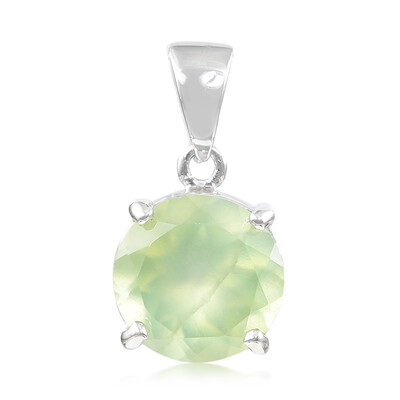 Ciondolo in argento con Prehnite