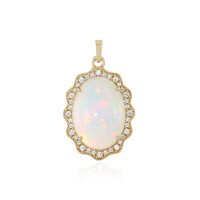 Ciondolo in oro con Opale di Welo (Adela Gold)