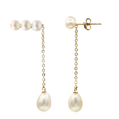Orecchini in argento con Perla di Acqua Dolce