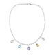 Collana in argento con Quarzo Rosa