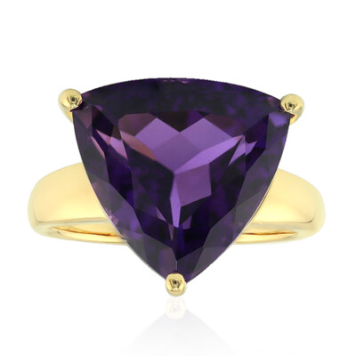 Anello in oro con Ametista Uruguay