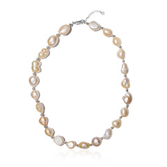 Collana in argento con Perla di Acqua Dolce (TPC)