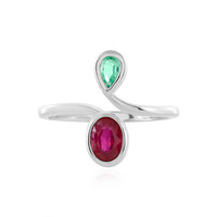 Anello in argento con Rubino Bemainty