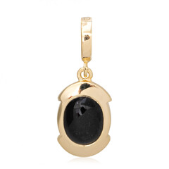 Ciondolo in argento con Diopside Stellato d'India