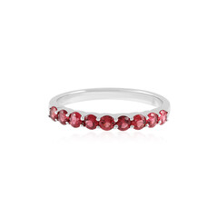 Anello in argento con Spinello Rosso