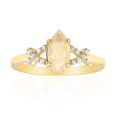 Anello in argento con Opale di Welo