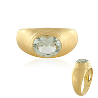 Anello in argento con Ametista Verde