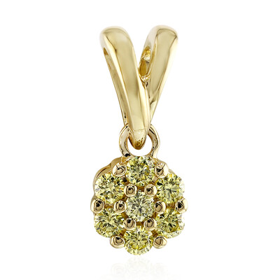 Ciondolo in oro con Diamante Giallo VS1 (Annette)