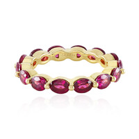 Anello in argento con Rodolite Lampone