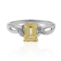 Anello in argento con Citrino