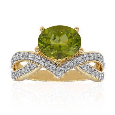 Anello in argento con Peridoto