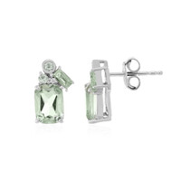 Orecchini in argento con Ametista Verde