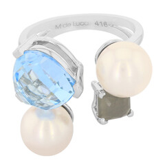 Anello in oro con Perla Akoya