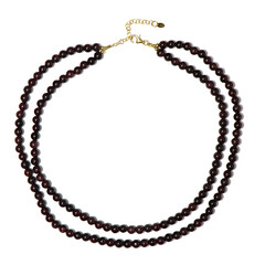Collana in argento con Granato Mozambico (Riya)