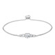 Bracciale in argento con Topazio Bianco (Adela Silber)