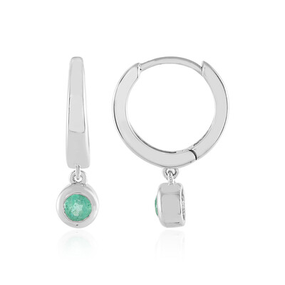 Orecchini in argento con Smeraldo Russo