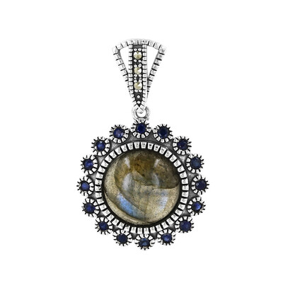 Ciondolo in argento con Labradorite