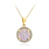 Collana in argento con Ametista Boliviana