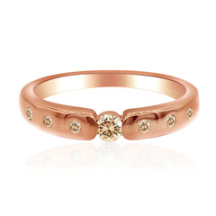 Anello in oro con Diamante Rose de France SI1 di Argyle