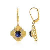 Orecchini in argento con Zaffiro Stellato Blu