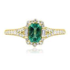 Anello in oro con Smeraldo Zambia AAA (CIRARI)