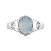 Anello in argento con Acquamarina