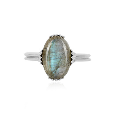 Anello in argento con Labradorite