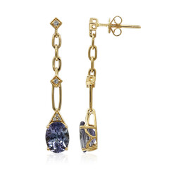 Orecchini in oro con Tanzanite (non riscaldata) (CIRARI)