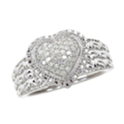Anello in argento con Diamante