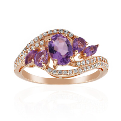 Anello in argento con Ametista