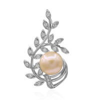 Ciondolo in argento con Perla di Acqua Dolce (TPC)