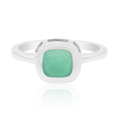 Anello in argento con Smeraldo
