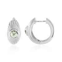 Orecchini in argento con Ametista Verde