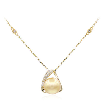 Collana in oro con Perla del Mare del Sud (CIRARI)