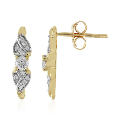 Orecchini in oro con Diamante Flawless (F) (LUCENT DIAMONDS)