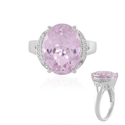 Anello in argento con Kunzite