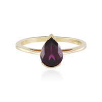 Anello in oro con Granato Magenta