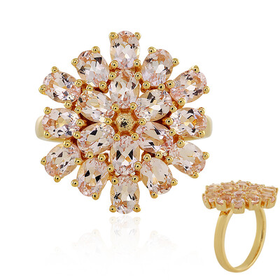 Anello in argento con Morganite